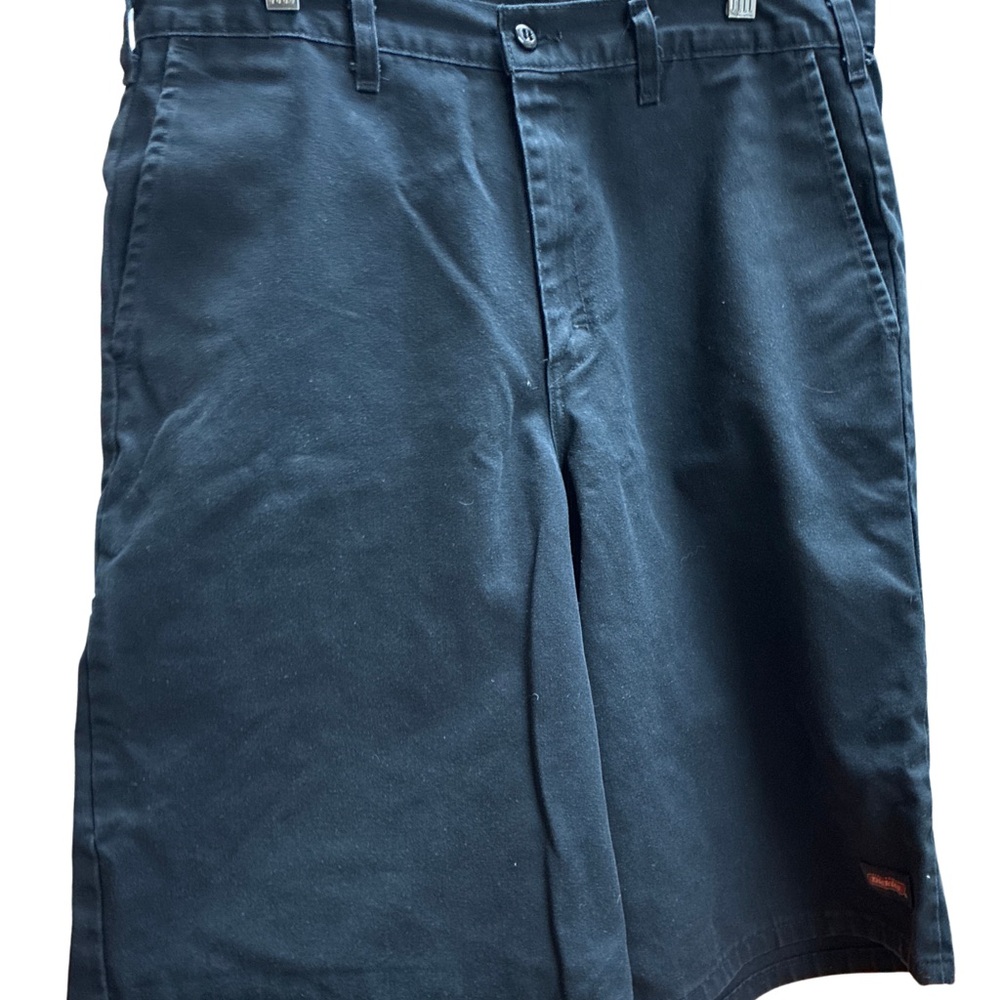 Dickies Men's black Flat Front Shorts